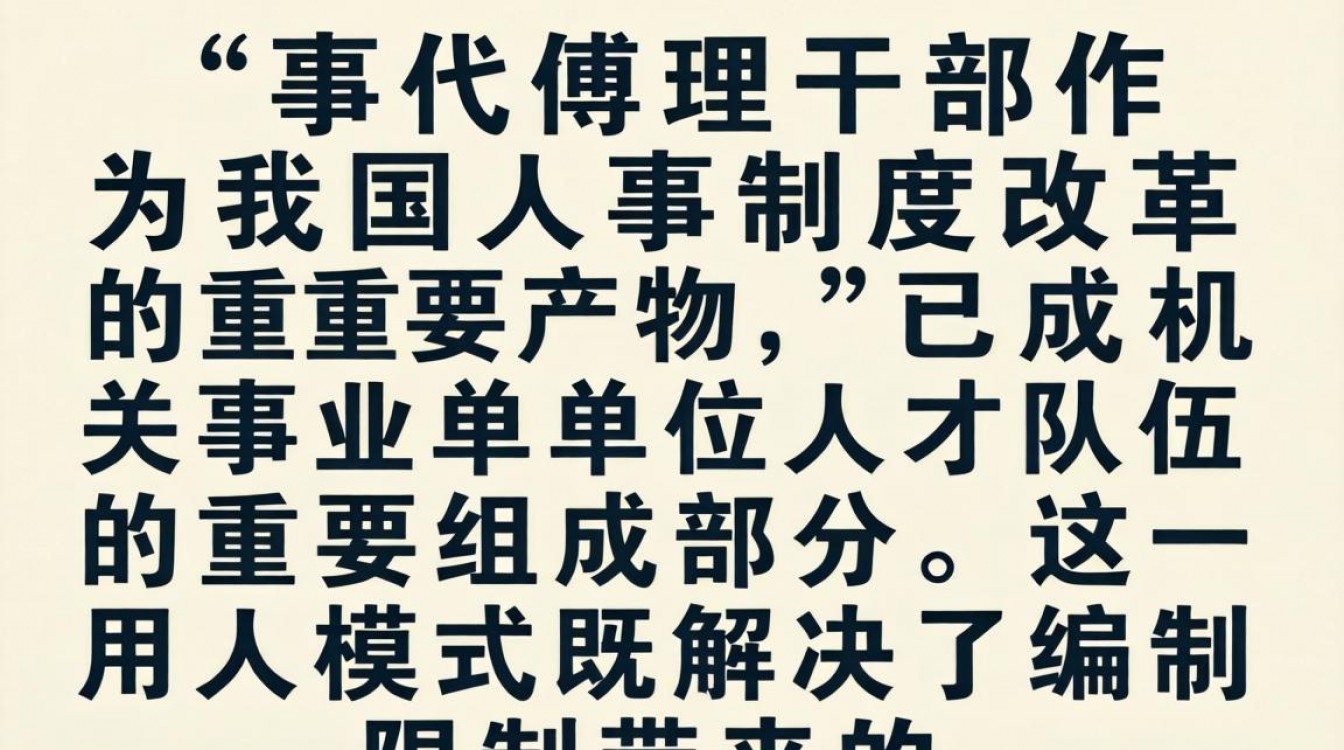 人事代理干部是什么身份?人事代理干部属于正式编制吗-图1 人事代理干部是什么身份?人事代理干部属于正式编制吗-图1