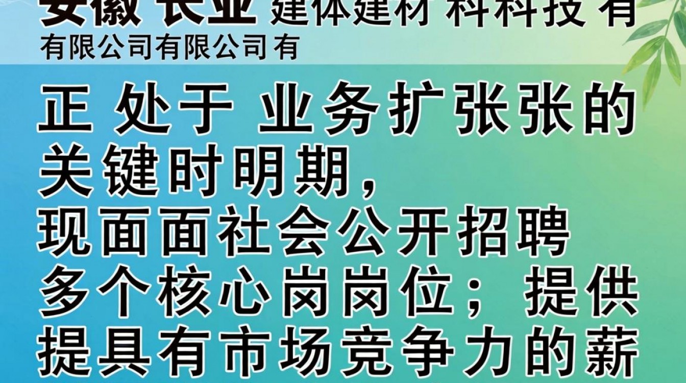安徽长亚建材最新招聘信息在哪看?安徽长亚建材招人吗?-图1 安徽长亚建材最新招聘信息在哪看?安徽长亚建材招人吗?-图1