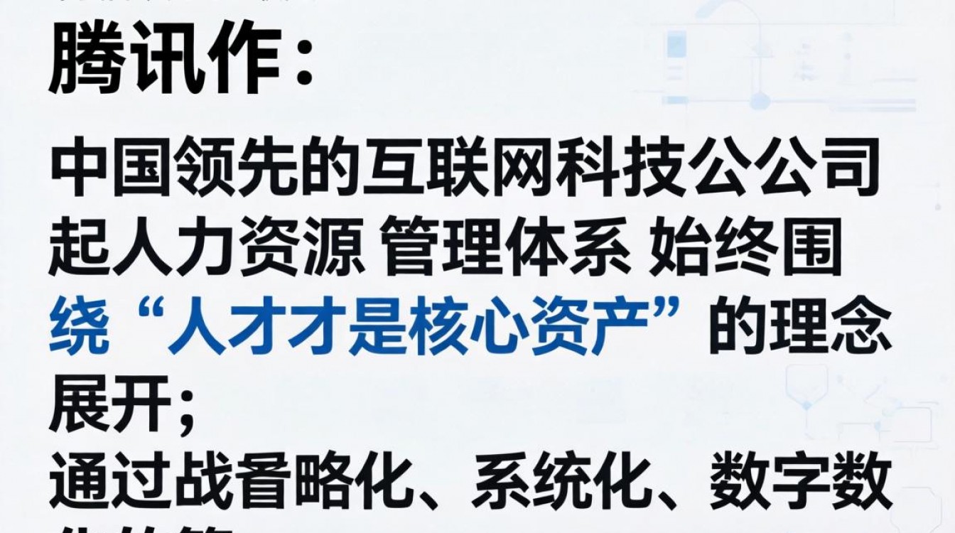 腾讯人力资源体系如何支撑其庞大组织的高效运转?腾讯HR管理体系有何独特优势?-图1 腾讯人力资源体系如何支撑其庞大组织的高效运转?腾讯HR管理体系有何独特优势?-图1