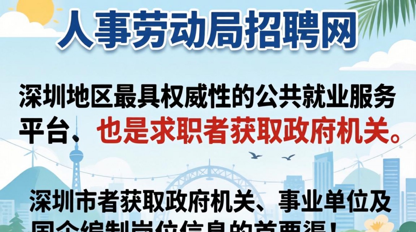 深圳市人事劳动局招聘网官网入口在哪,深圳最新招聘信息