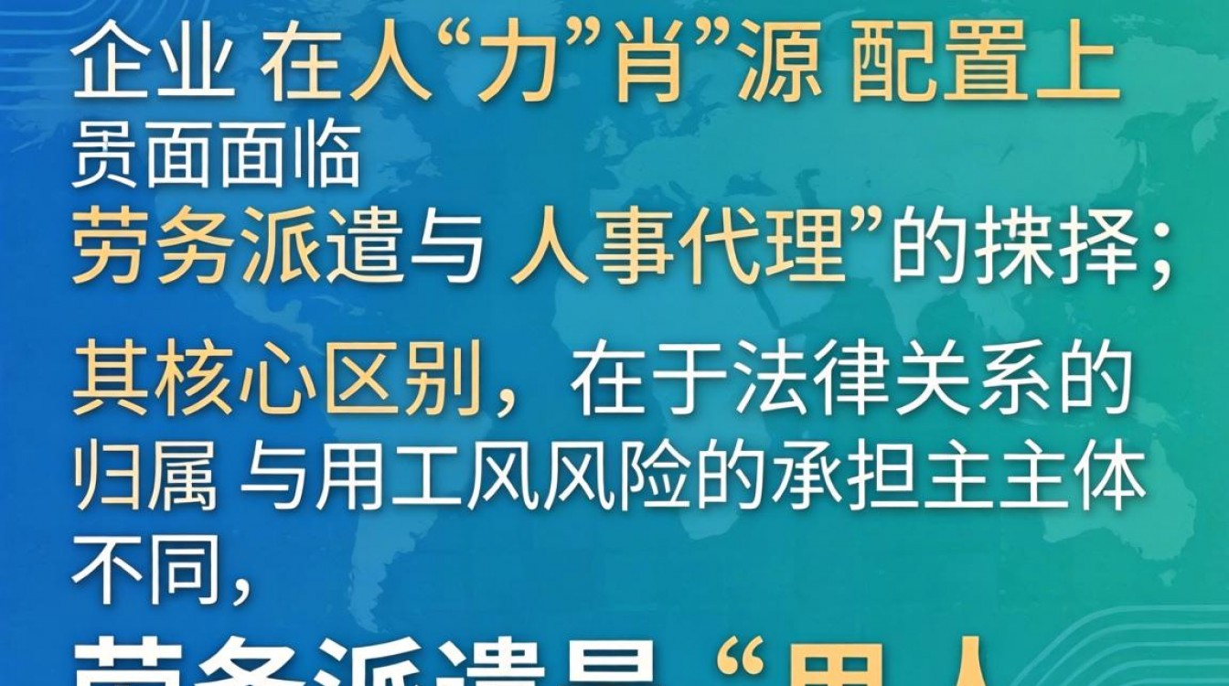 劳务派遣和人事代理有什么区别,收费标准是多少?