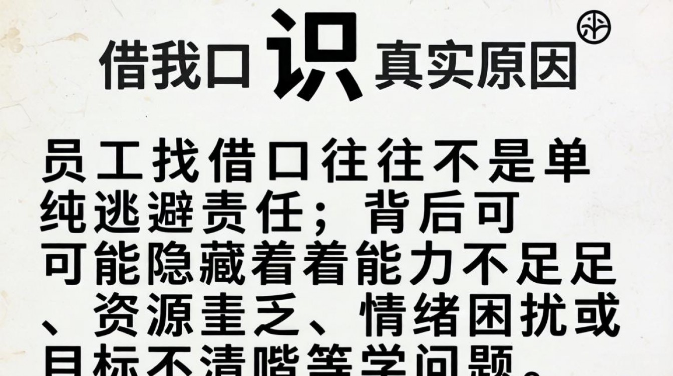 员工总找借口拖延工作,管理者如何高效沟通化解?-图2 员工总找借口拖延工作,管理者如何高效沟通化解?-图2