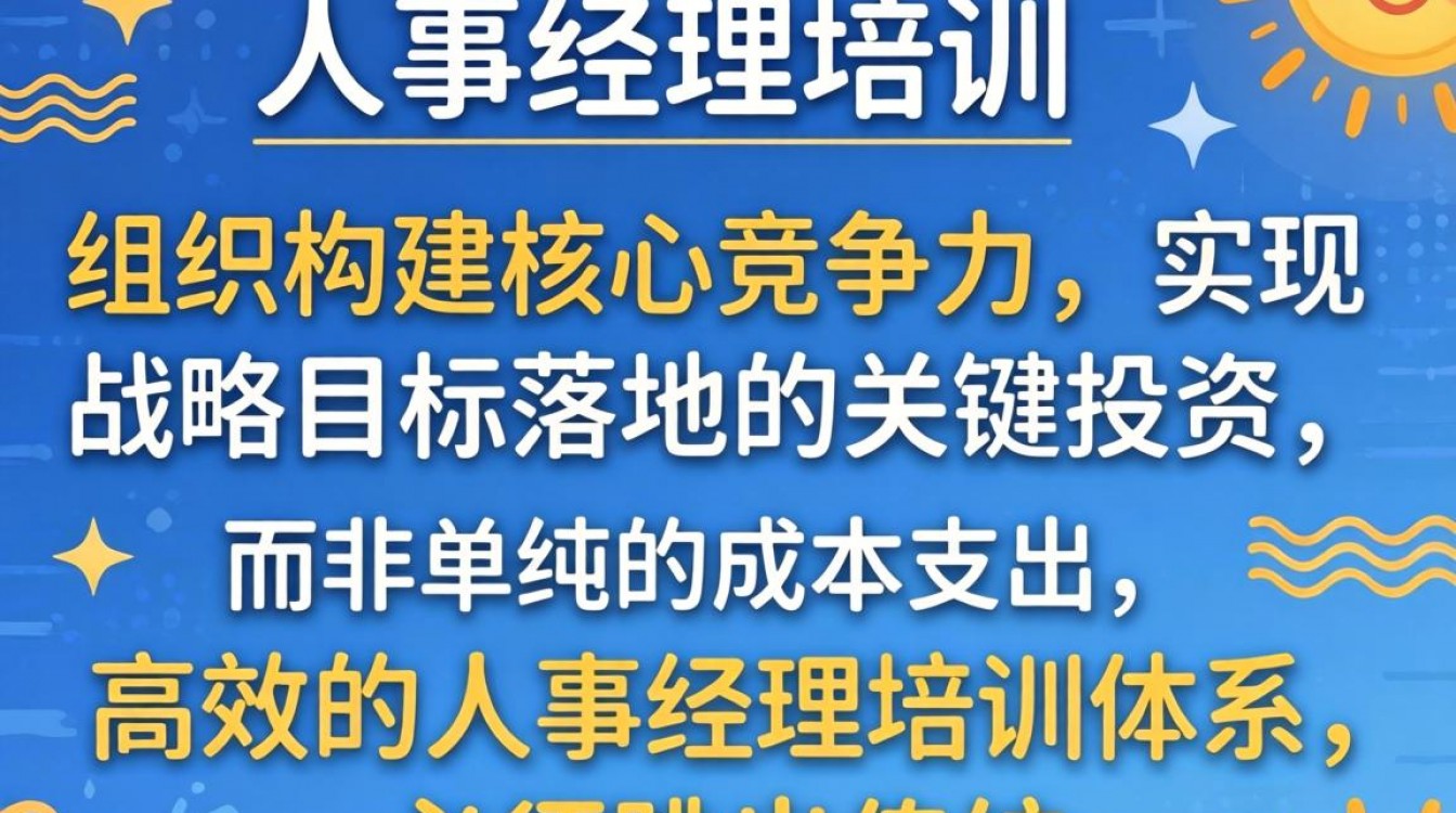 人事经理培训课程有哪些?人事经理培训内容大全-图1 人事经理培训课程有哪些?人事经理培训内容大全-图1