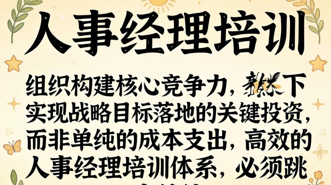 人事经理培训课程有哪些?人事经理培训内容大全-图2 人事经理培训课程有哪些?人事经理培训内容大全-图2
