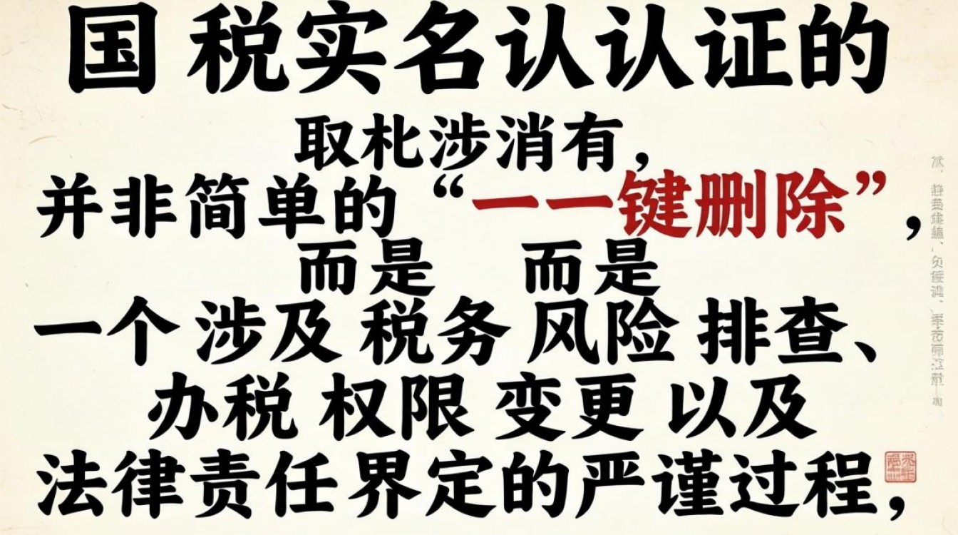 国税实名认证怎么取消？实名认证解除流程详解-图1