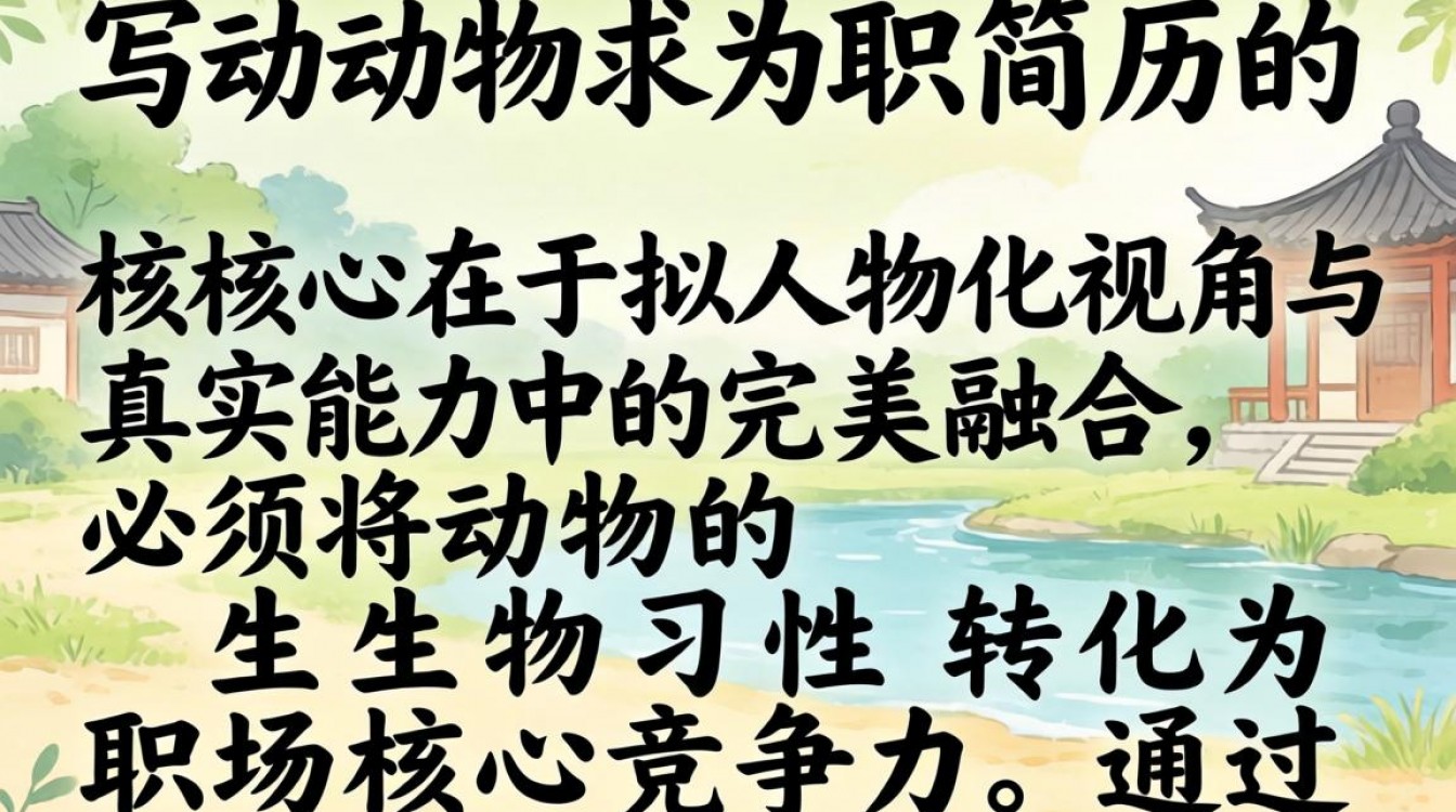 动物求职简历怎么写？动物简历模板范文大全-图1