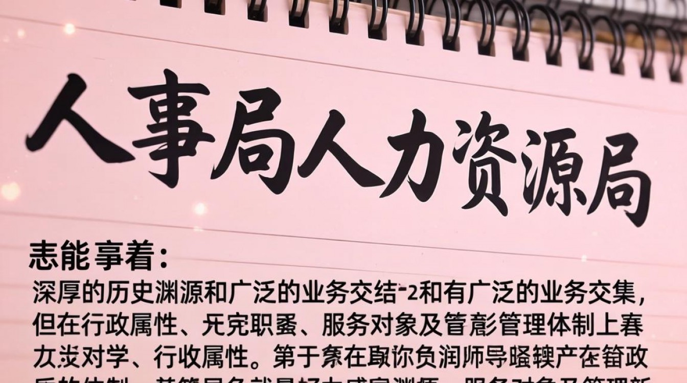 人事局和人力资源局是一回事吗?两者有什么区别?