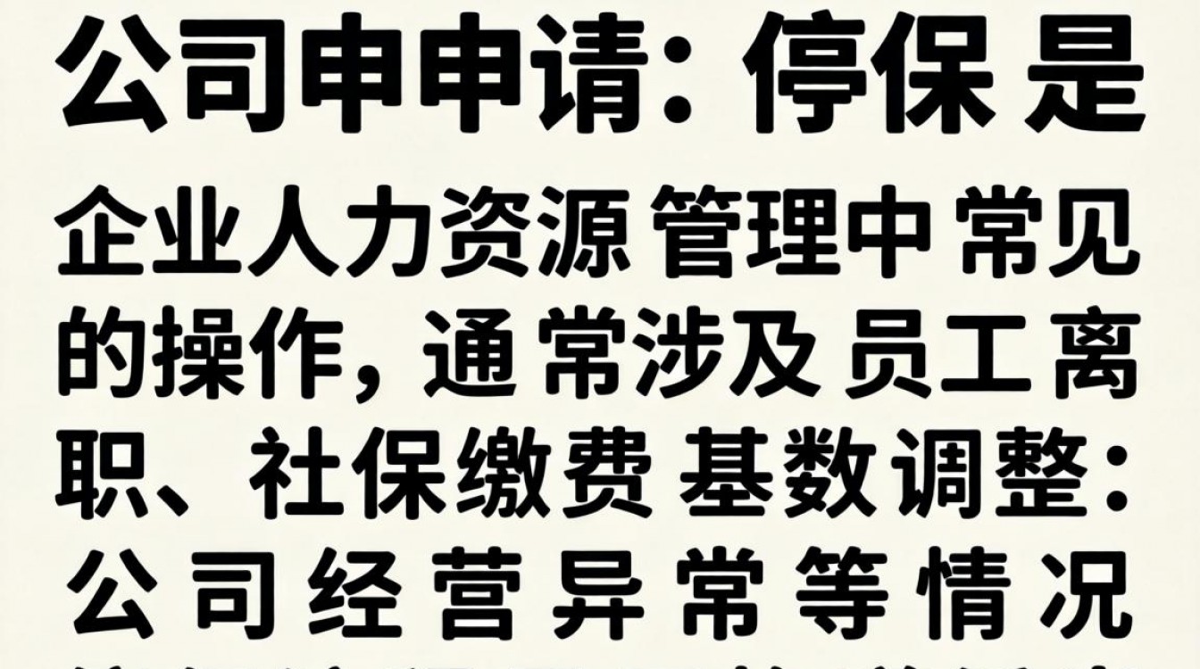 公司如何申请停保?需要哪些材料与流程?-图1 公司如何申请停保?需要哪些材料与流程?-图1