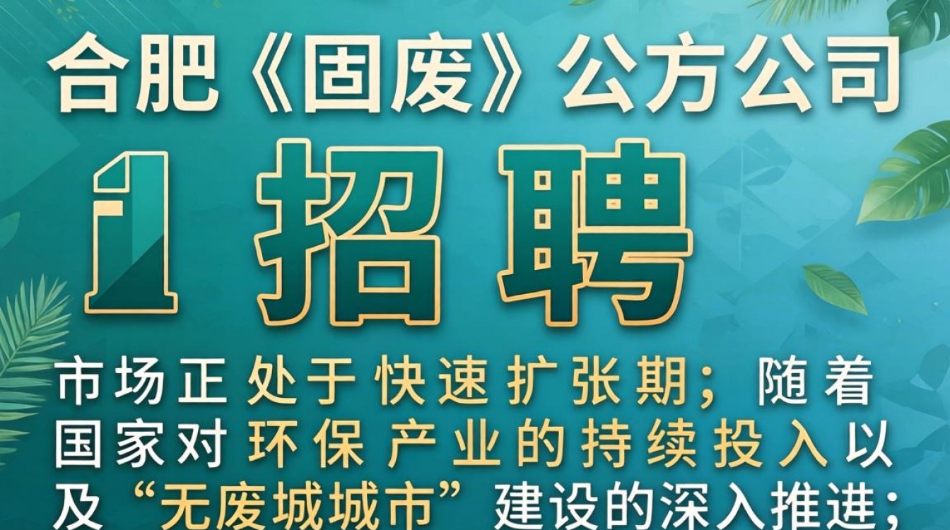合肥固废公司招聘最新消息,合肥固废公司招聘信息哪里找?-图2 合肥固废公司招聘最新消息,合肥固废公司招聘信息哪里找?-图2