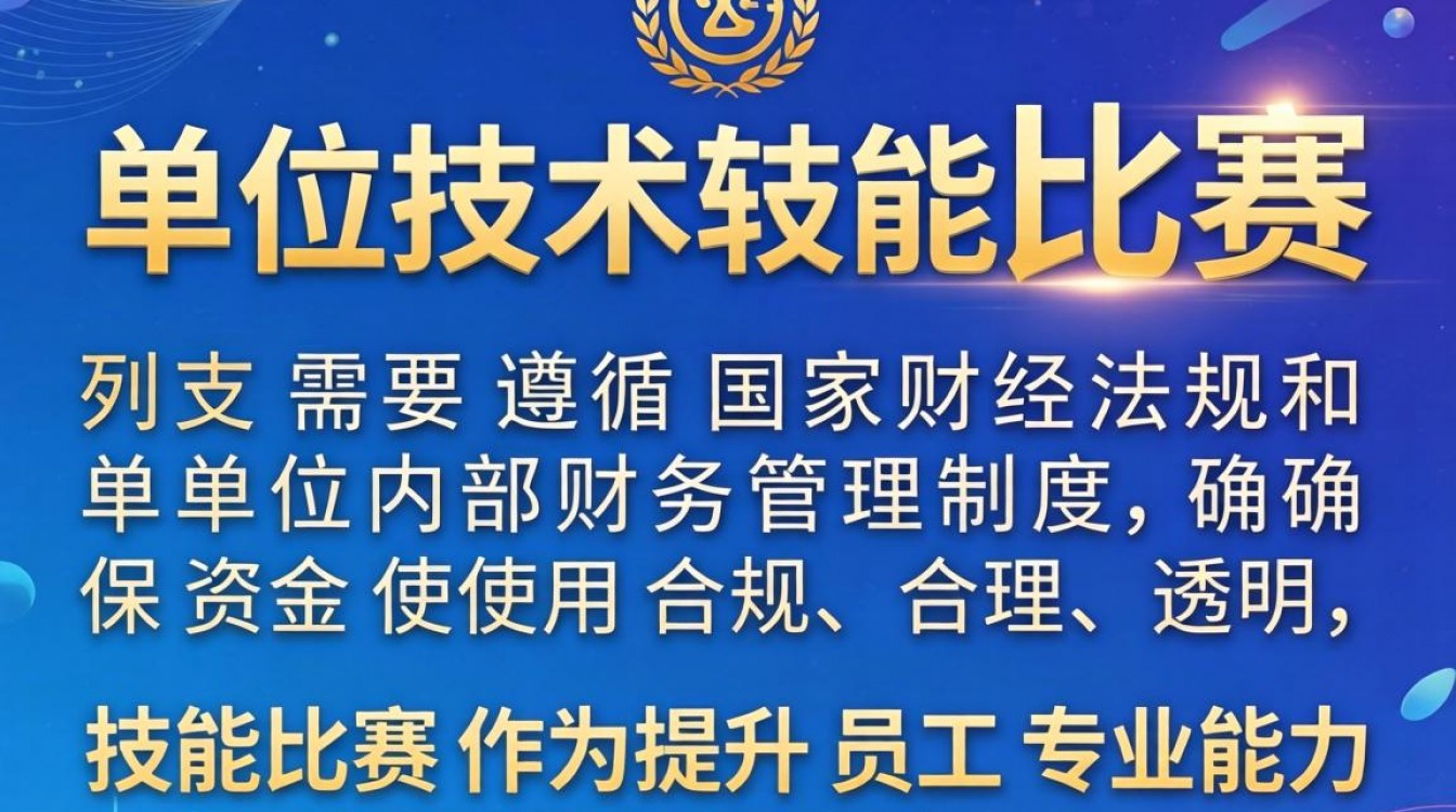 单位技能比赛列支费用需走什么科目？-图1