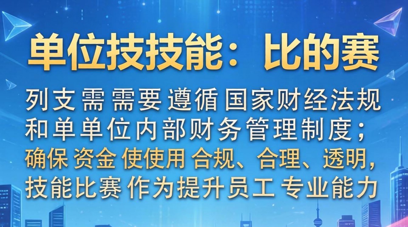 单位技能比赛列支费用需走什么科目？-图3