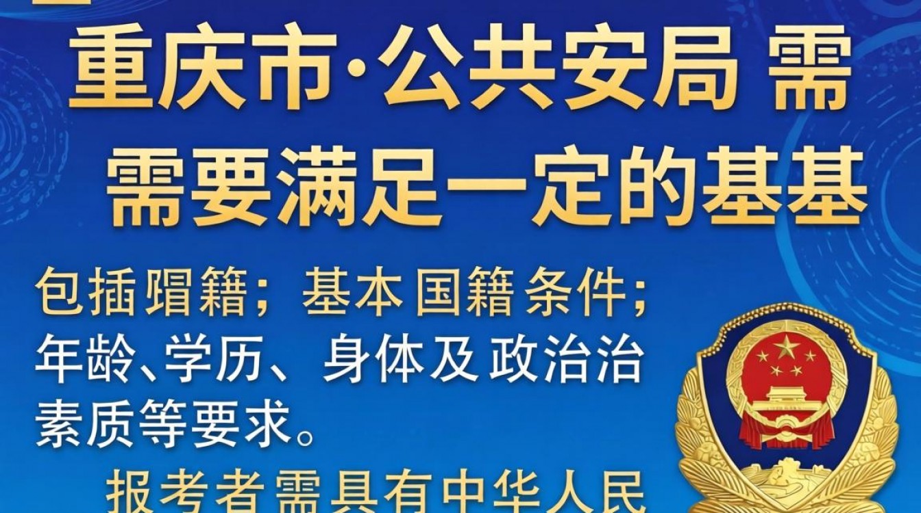 重庆市公安局考试报考条件、流程及备考指南有哪些具体要求?-图2 重庆市公安局考试报考条件、流程及备考指南有哪些具体要求?-图2