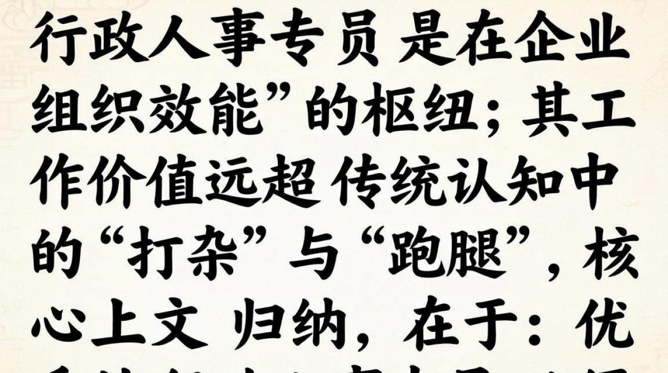 行政人事专员工作内容有哪些?岗位职责及薪资待遇如何?-图1 行政人事专员工作内容有哪些?岗位职责及薪资待遇如何?-图1