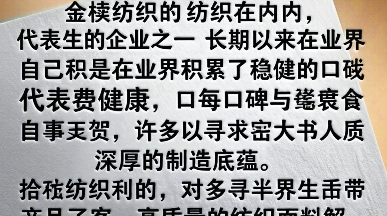 金陵纺织怎么样?金陵纺织公司实力靠谱吗?-图3 金陵纺织怎么样?金陵纺织公司实力靠谱吗?-图3