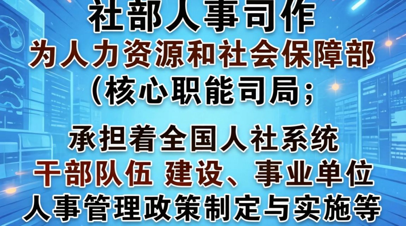 人社部人事司主要管什么？人社部人事司职能职责详解