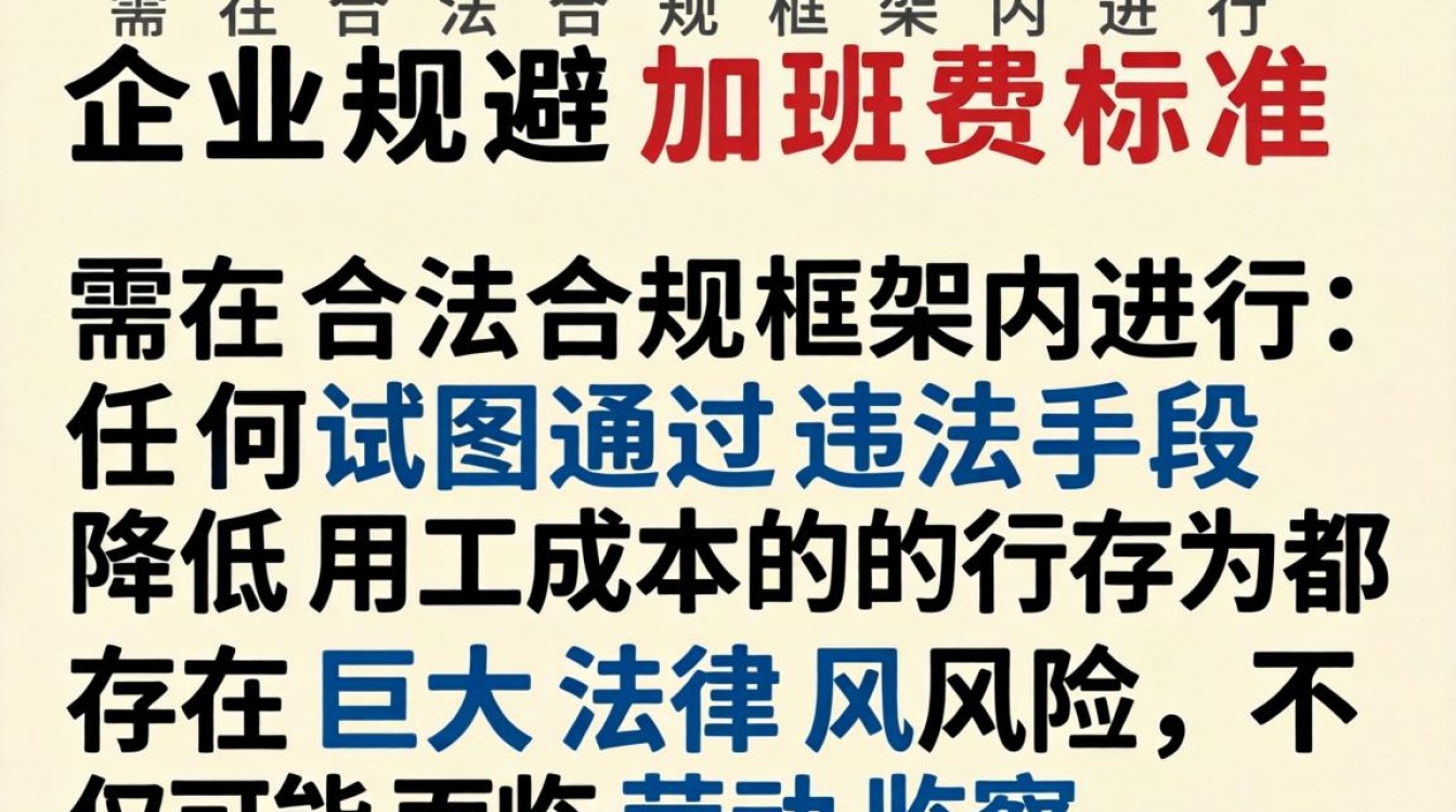 企业如何合法规避加班费?合规策略与法律风险解析指南-图2 企业如何合法规避加班费?合规策略与法律风险解析指南-图2