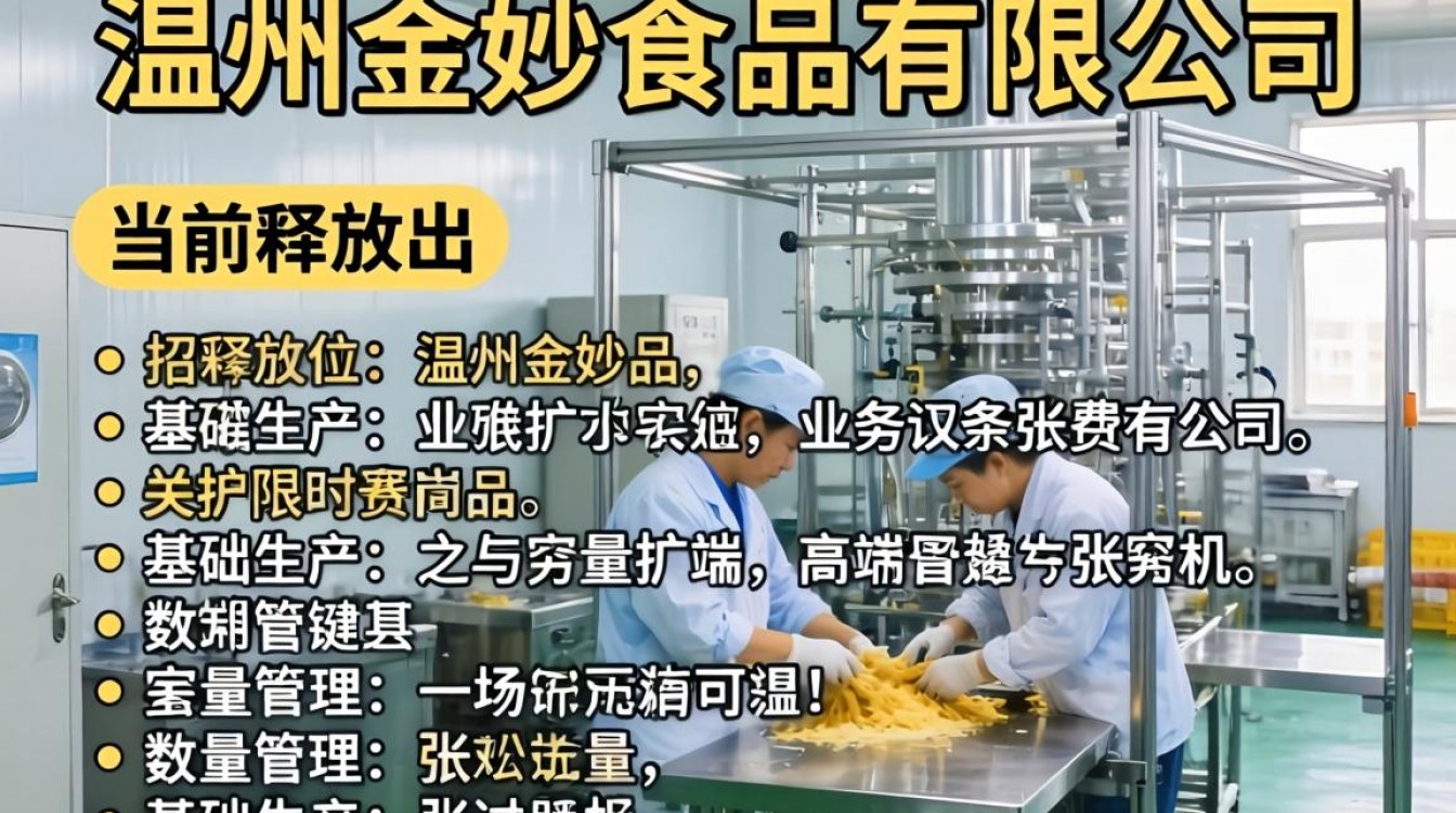 温州金妙食品招聘信息在哪看,金妙食品工资待遇怎么样?-图2 温州金妙食品招聘信息在哪看,金妙食品工资待遇怎么样?-图2