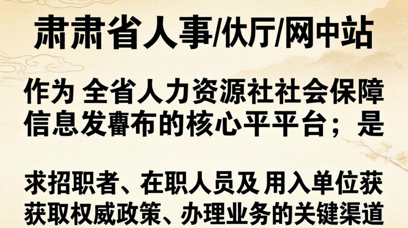 甘肃省人事厅网站是哪个?甘肃省人事厅官网登录入口-图1 甘肃省人事厅网站是哪个?甘肃省人事厅官网登录入口-图1