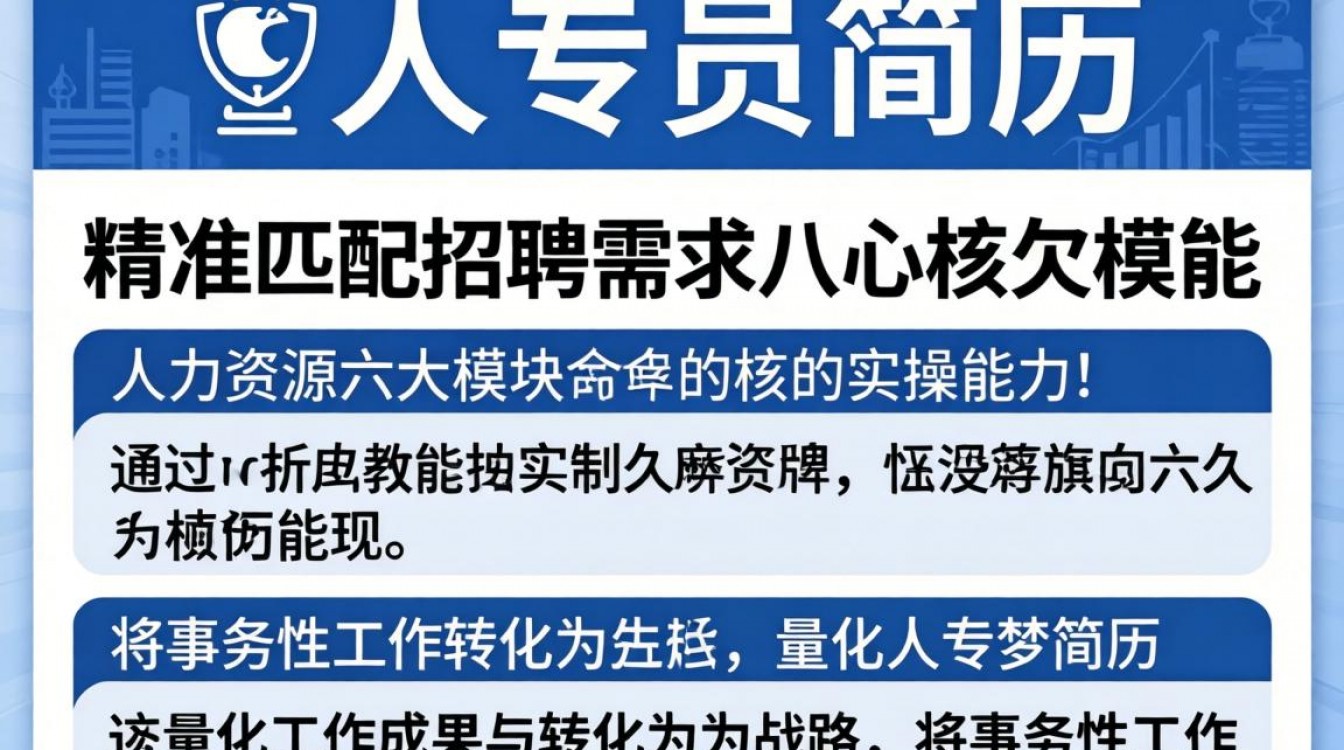 人事专员怎么写简历？简历制作技巧与模板分享-图2