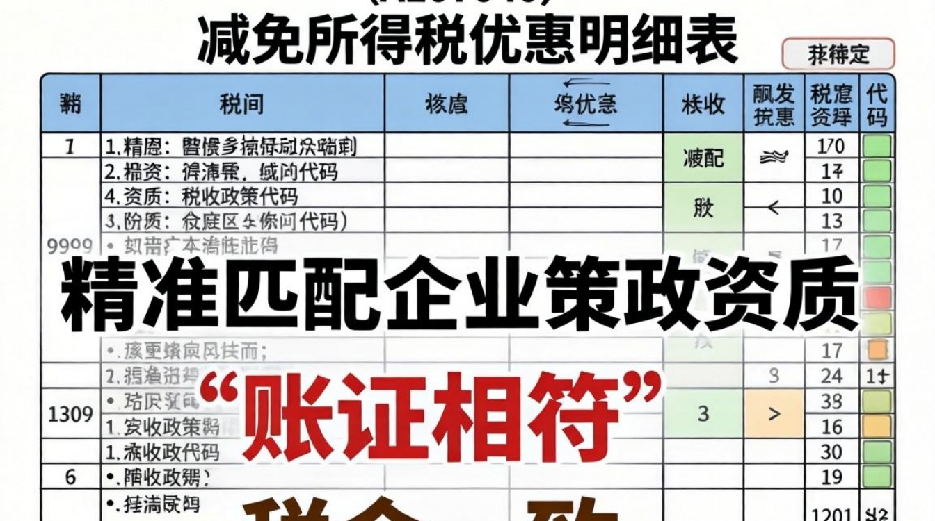 减免所得税优惠明细表怎么填,减免所得税优惠明细表填写步骤详解-图1 减免所得税优惠明细表怎么填,减免所得税优惠明细表填写步骤详解-图1