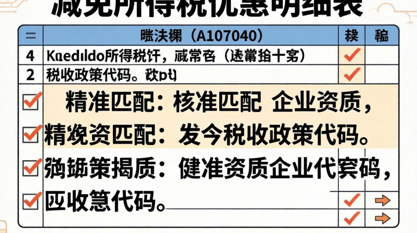 减免所得税优惠明细表怎么填,减免所得税优惠明细表填写步骤详解-图3 减免所得税优惠明细表怎么填,减免所得税优惠明细表填写步骤详解-图3
