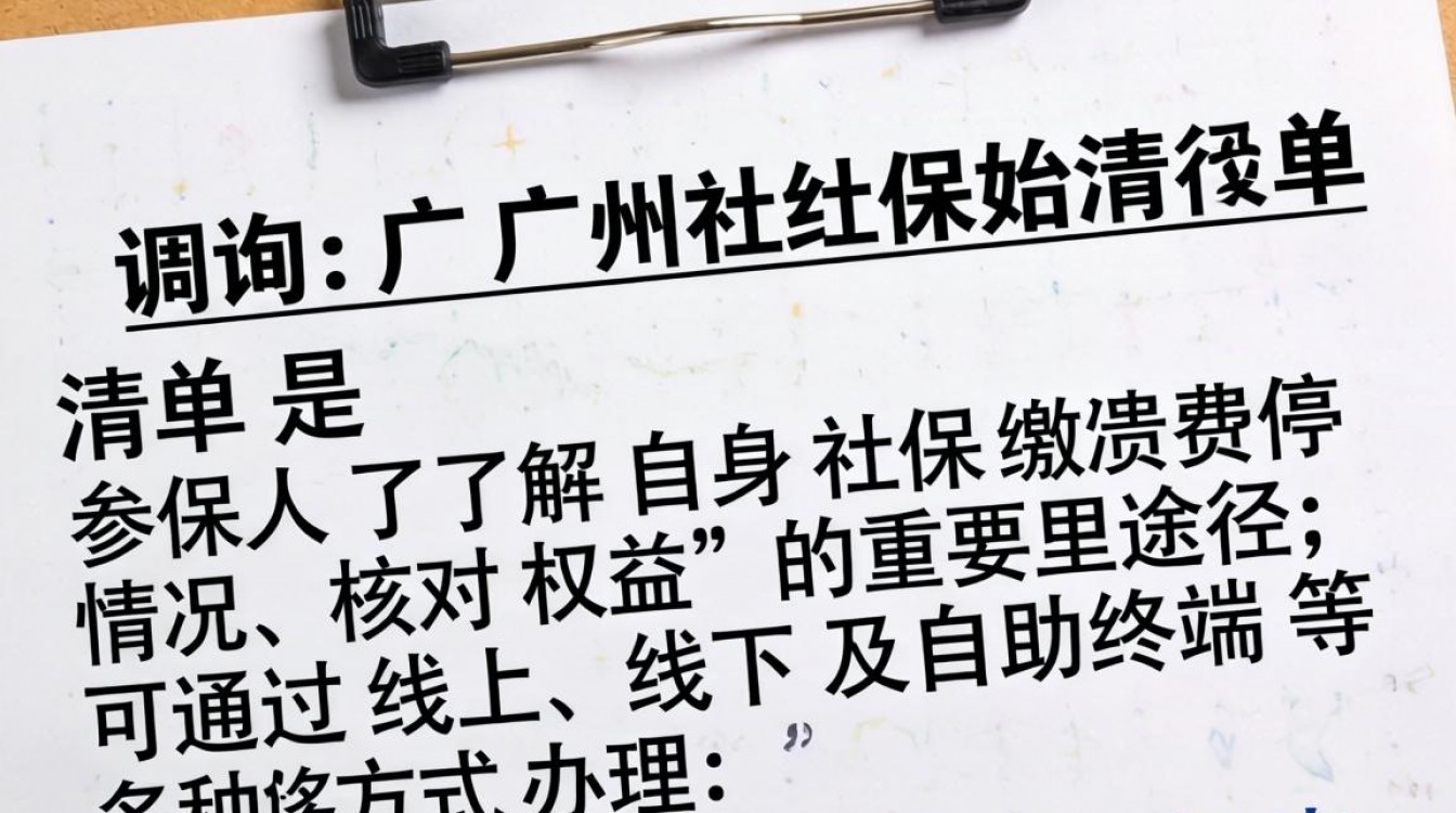 广州社保清单哪里查?线上线下详细步骤是什么?-图1 广州社保清单哪里查?线上线下详细步骤是什么?-图1
