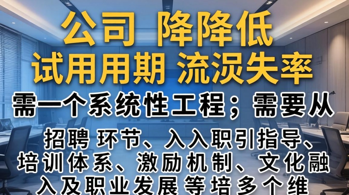 公司如何合法有效降低员工试用期离职率?