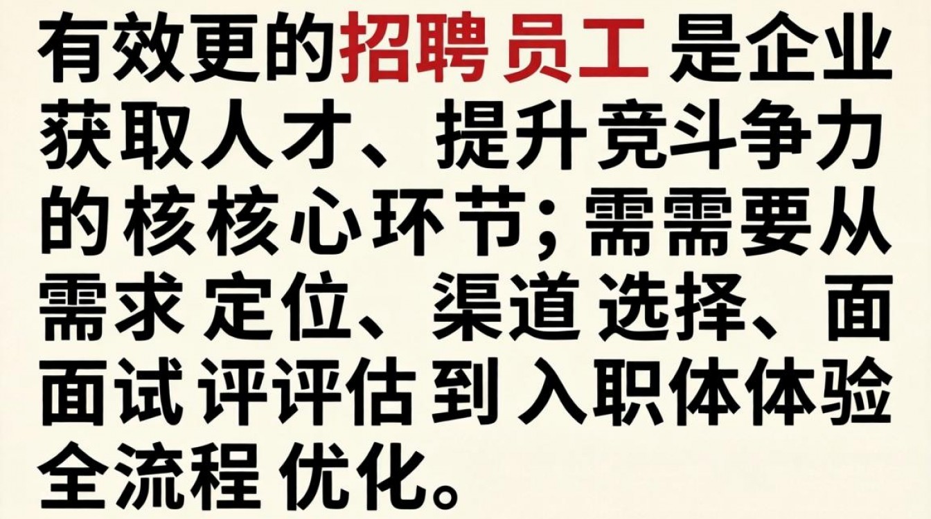 如何高效招聘员工?实用方法提升招聘效率有哪些?