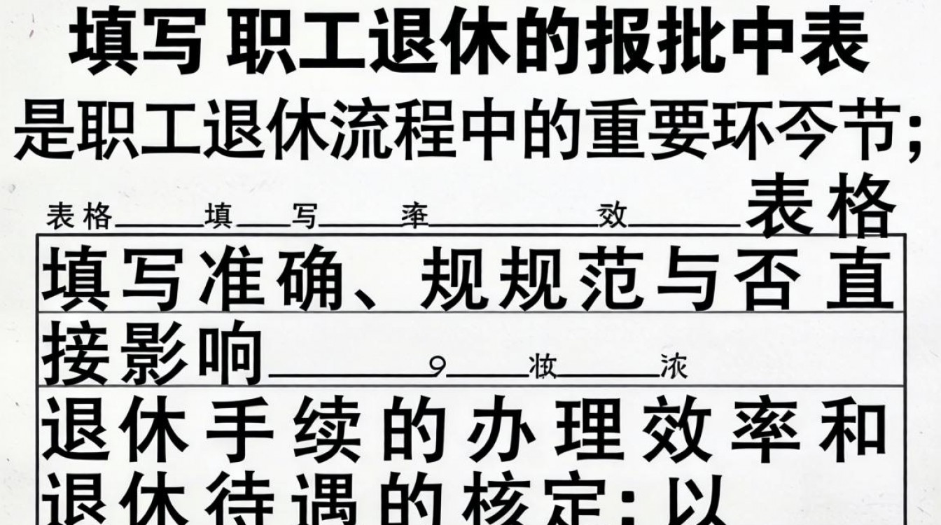 职工退休报批表怎么填?职工退休报批表填写范本及注意事项有哪些-图3 职工退休报批表怎么填?职工退休报批表填写范本及注意事项有哪些-图3