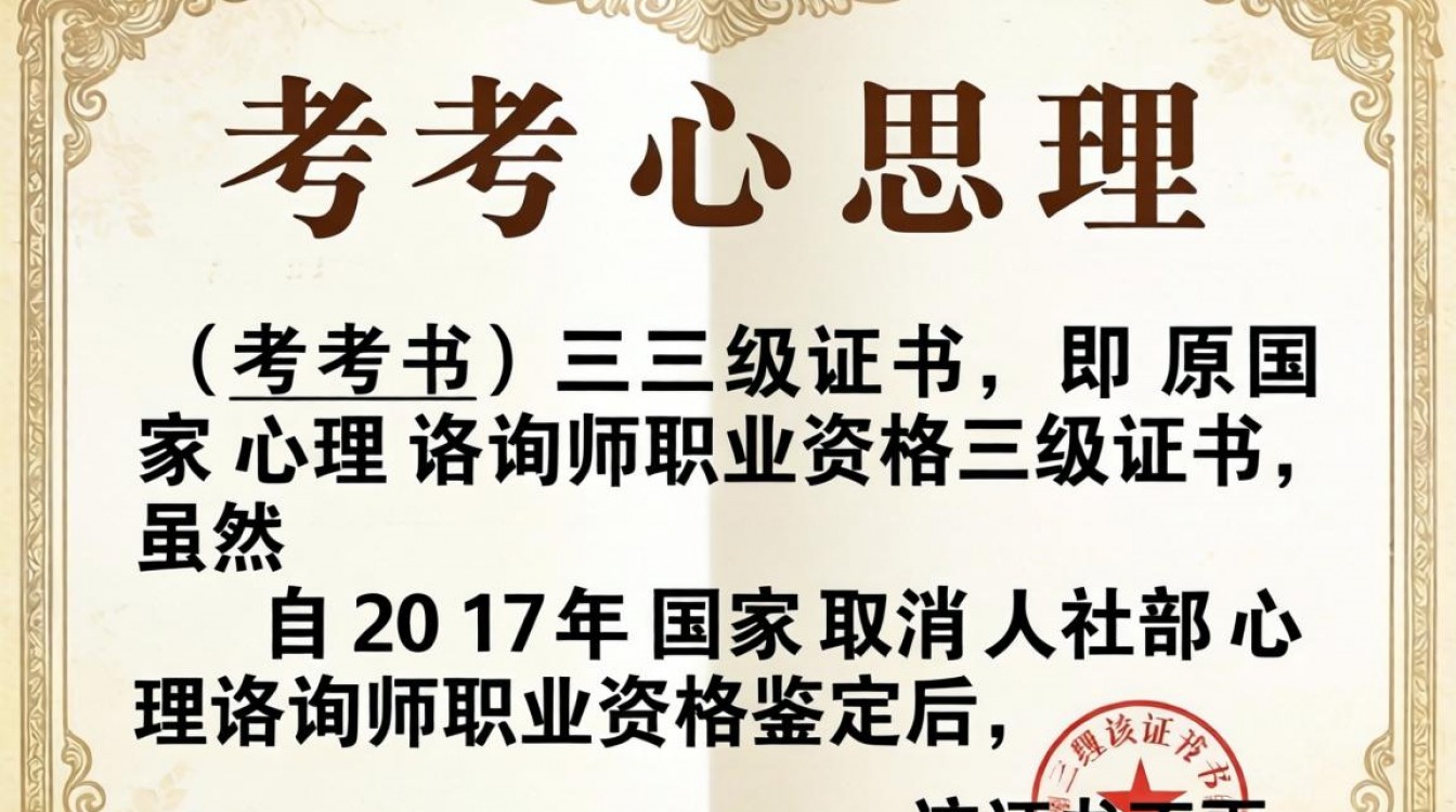 心理三级心理咨询师证书报考条件有哪些？-图1
