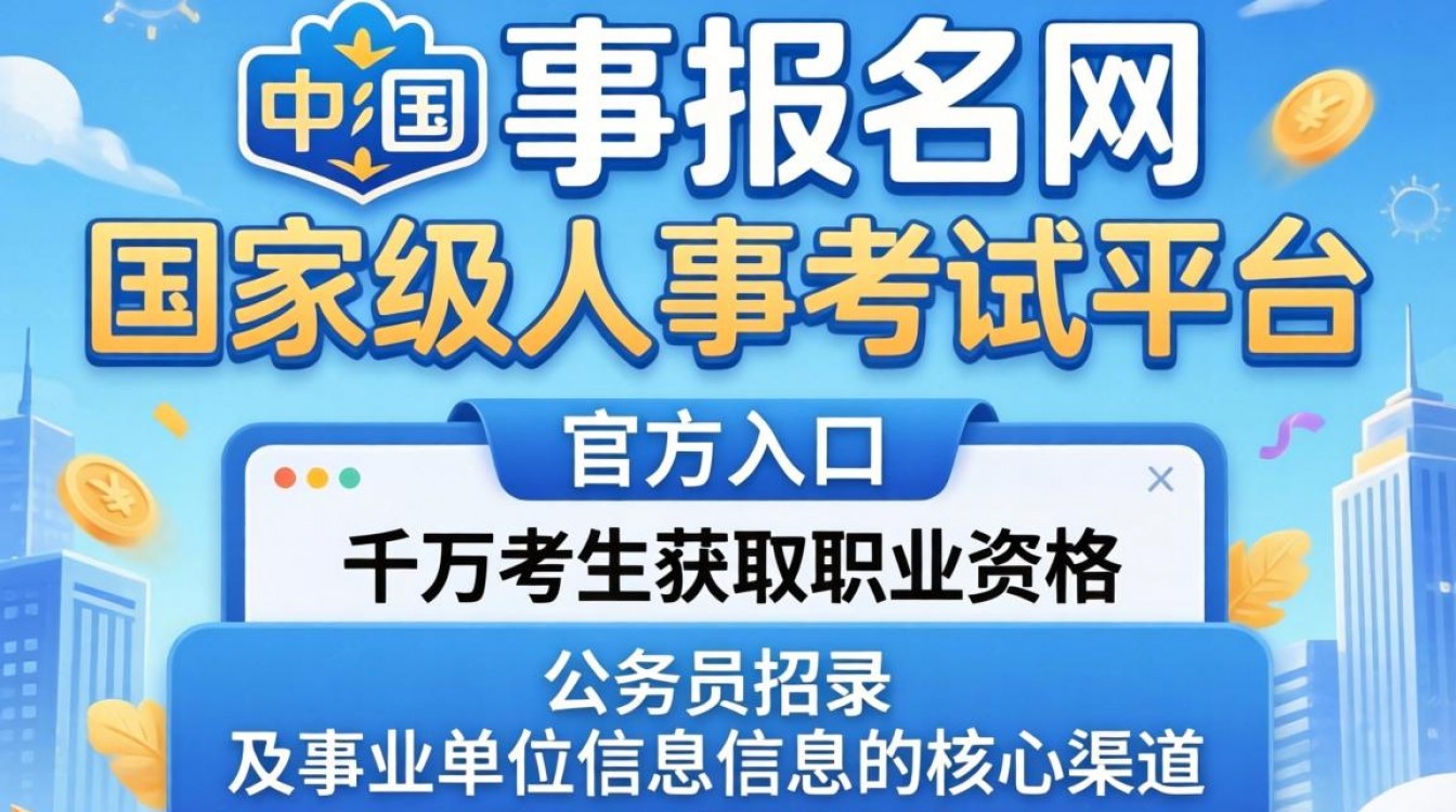 中国人事报名网是哪个?中国人事报名网官网入口在哪找-图2 中国人事报名网是哪个?中国人事报名网官网入口在哪找-图2
