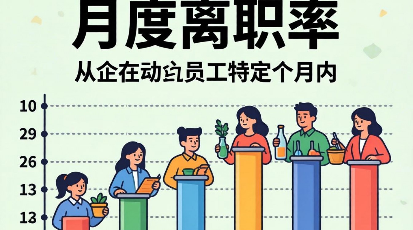 月度离职率怎么算?公式和步骤是什么?