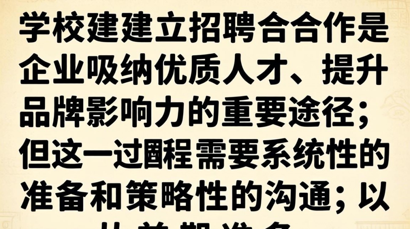 学校招聘合作怎么谈?有哪些高效沟通技巧和注意事项?-图1 学校招聘合作怎么谈?有哪些高效沟通技巧和注意事项?-图1