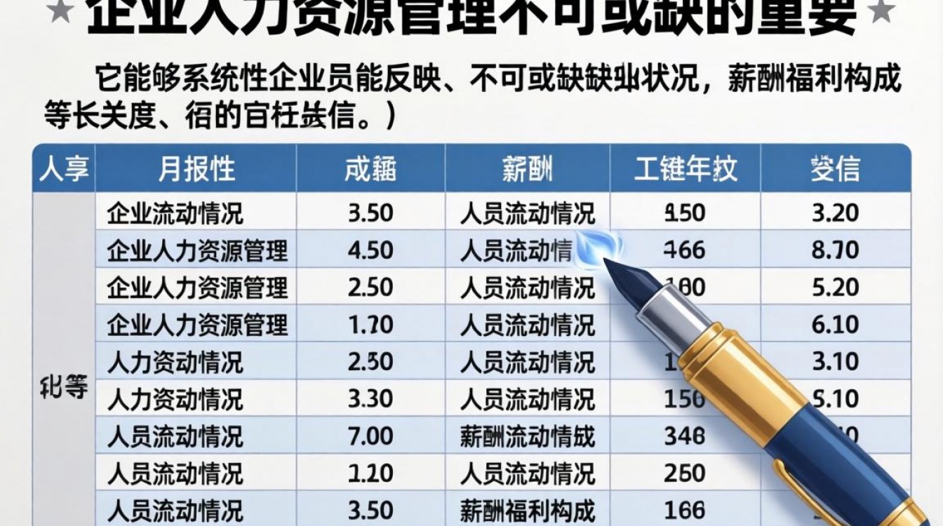 人事月报表怎么做?新手必看步骤与注意事项-图1 人事月报表怎么做?新手必看步骤与注意事项-图1