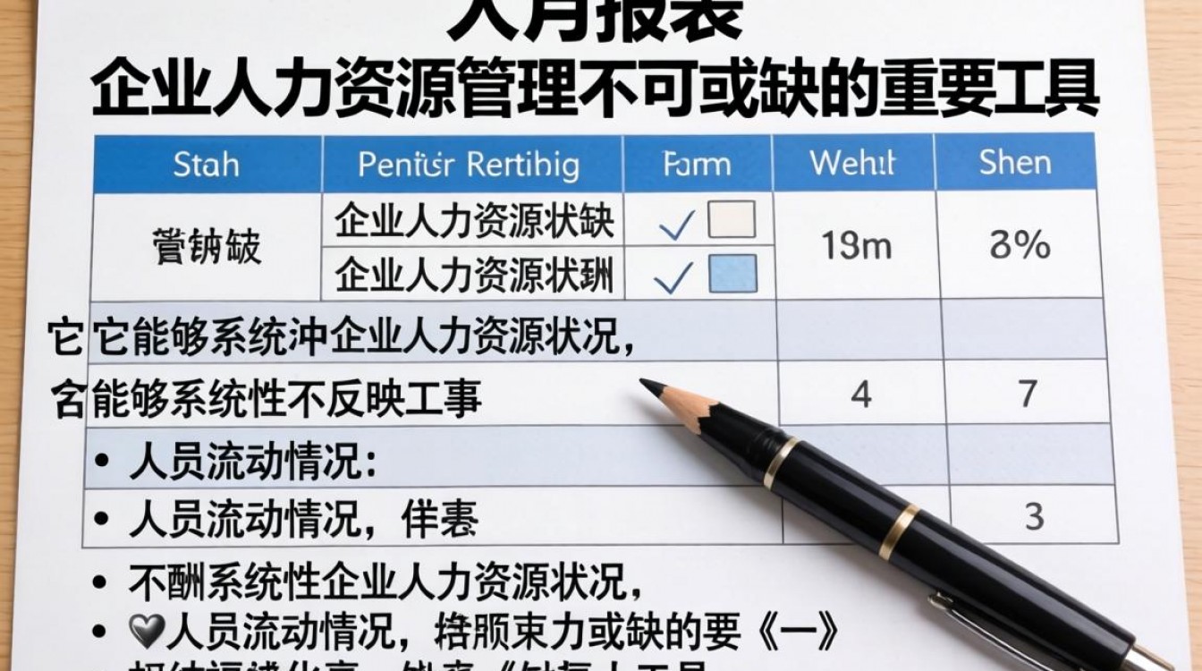 人事月报表怎么做?新手必看步骤与注意事项-图3 人事月报表怎么做?新手必看步骤与注意事项-图3