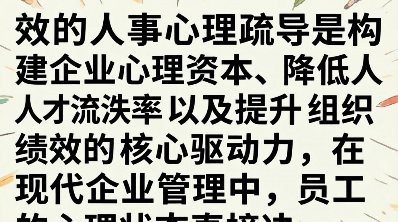 人事心理疏导怎么做?职场员工心理疏导方法有哪些