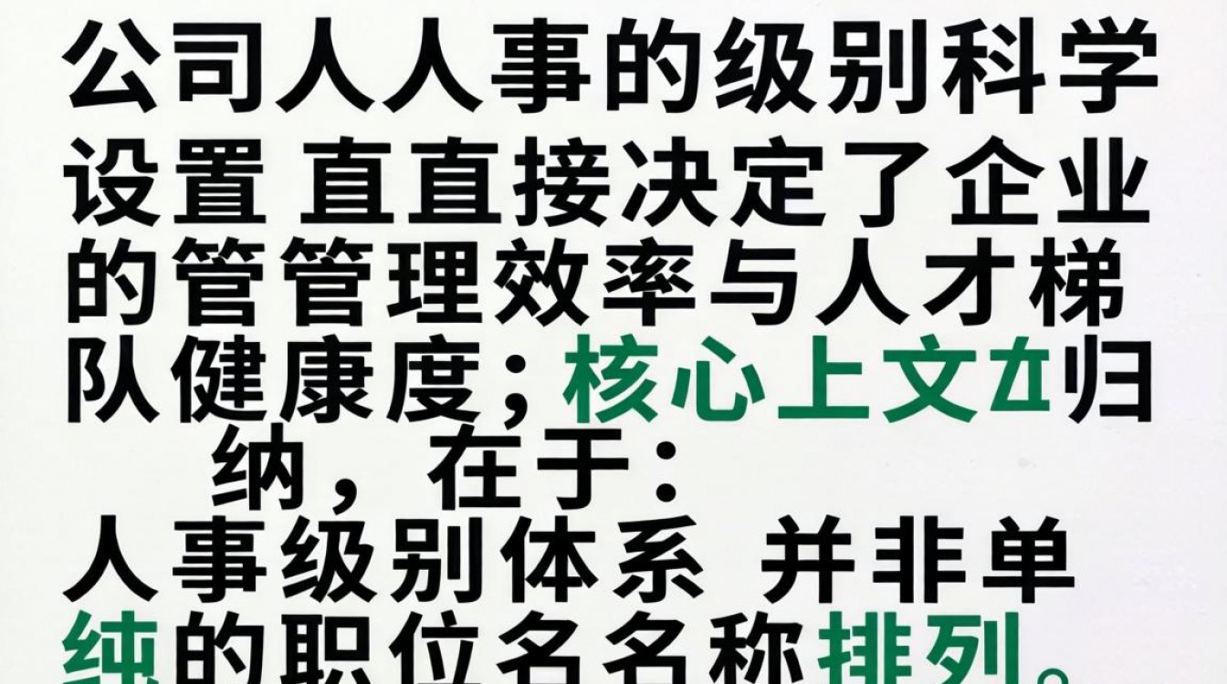 公司人事级别是怎么划分的?人事等级划分与晋升标准详解-图2 公司人事级别是怎么划分的?人事等级划分与晋升标准详解-图2