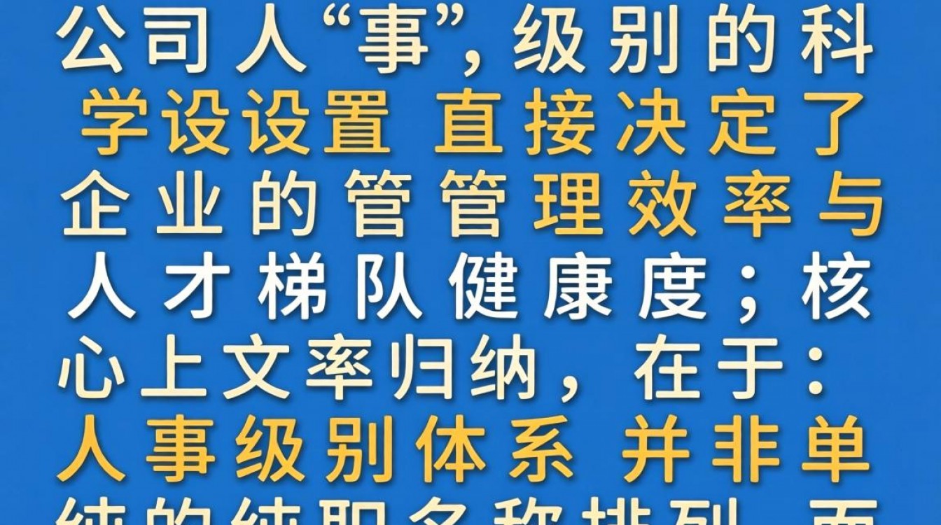 公司人事级别是怎么划分的?人事等级划分与晋升标准详解-图1 公司人事级别是怎么划分的?人事等级划分与晋升标准详解-图1