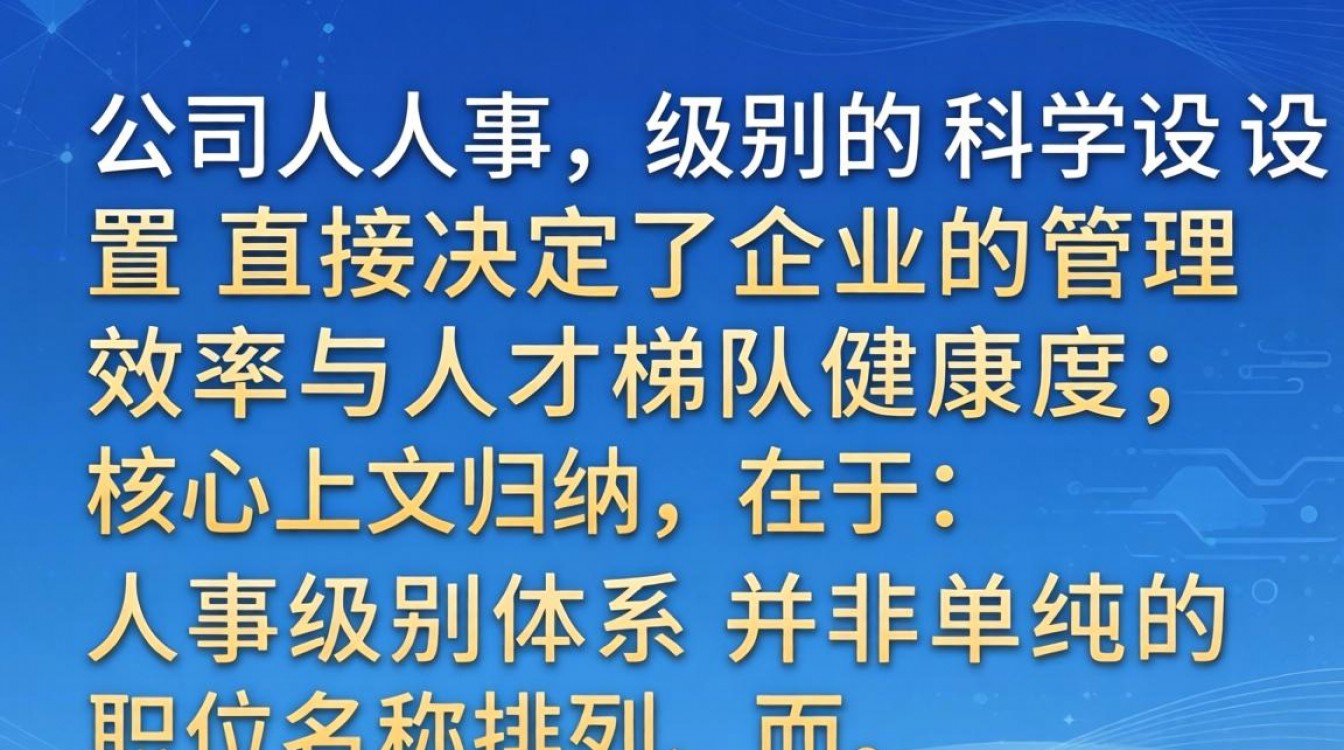 公司人事级别是怎么划分的?人事等级划分与晋升标准详解-图3 公司人事级别是怎么划分的?人事等级划分与晋升标准详解-图3