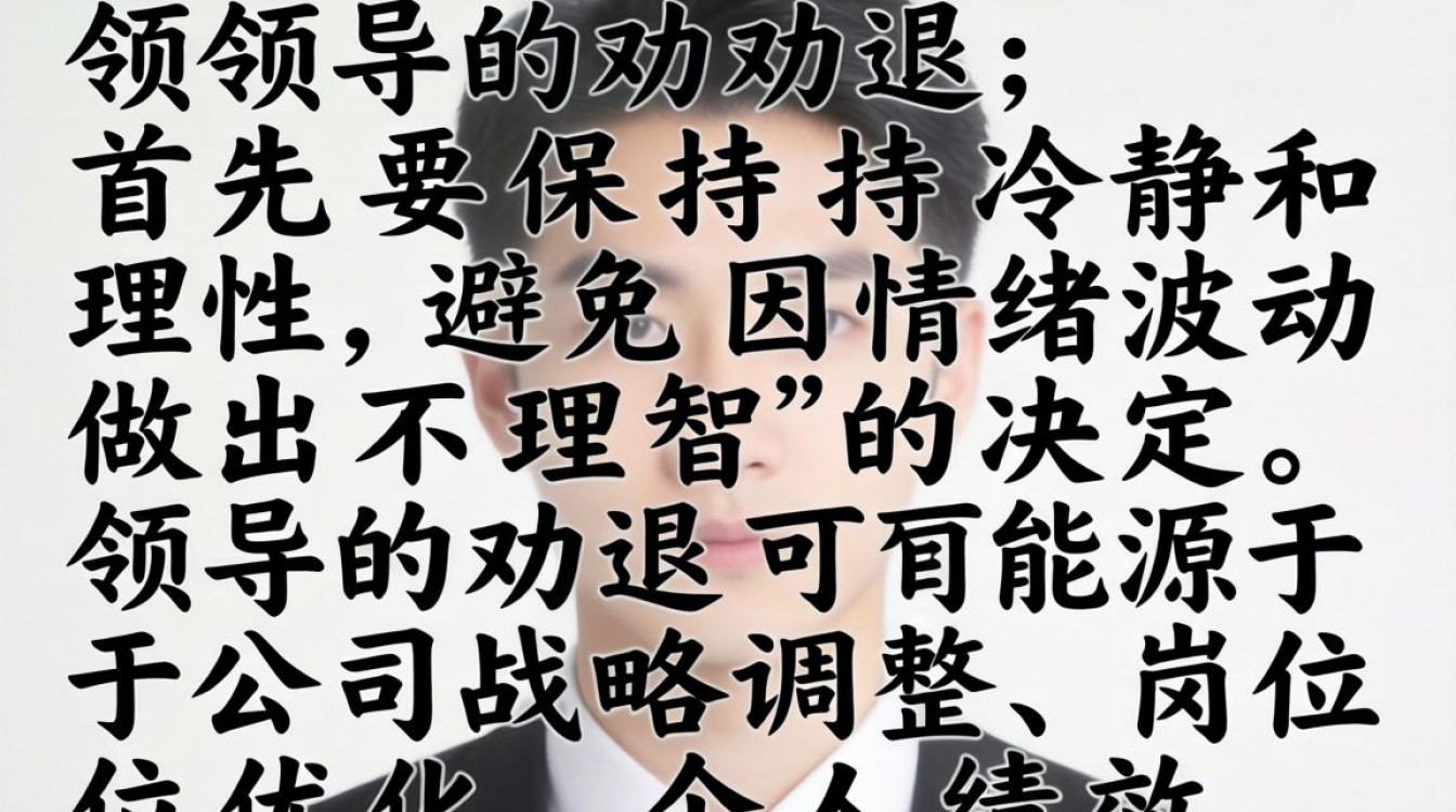 领导劝退时如何优雅应对又不吃亏?-图1 领导劝退时如何优雅应对又不吃亏?-图1