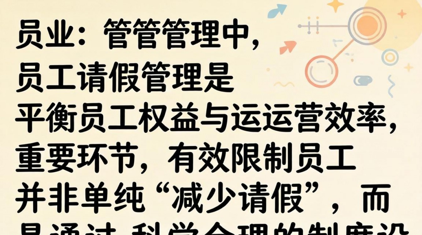 如何有效限制员工请假却不影响团队积极性？