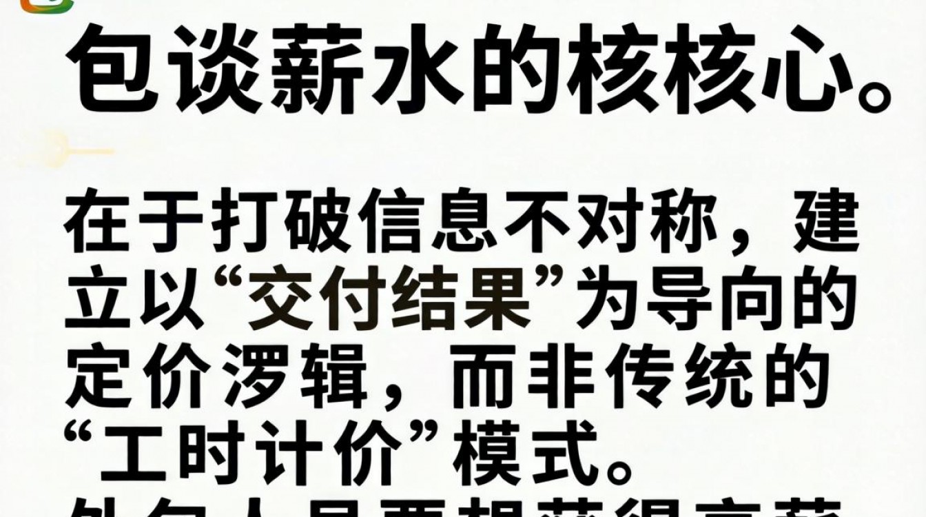 外包如何谈薪水?外包谈薪资技巧和话术有哪些?-图2 外包如何谈薪水?外包谈薪资技巧和话术有哪些?-图2