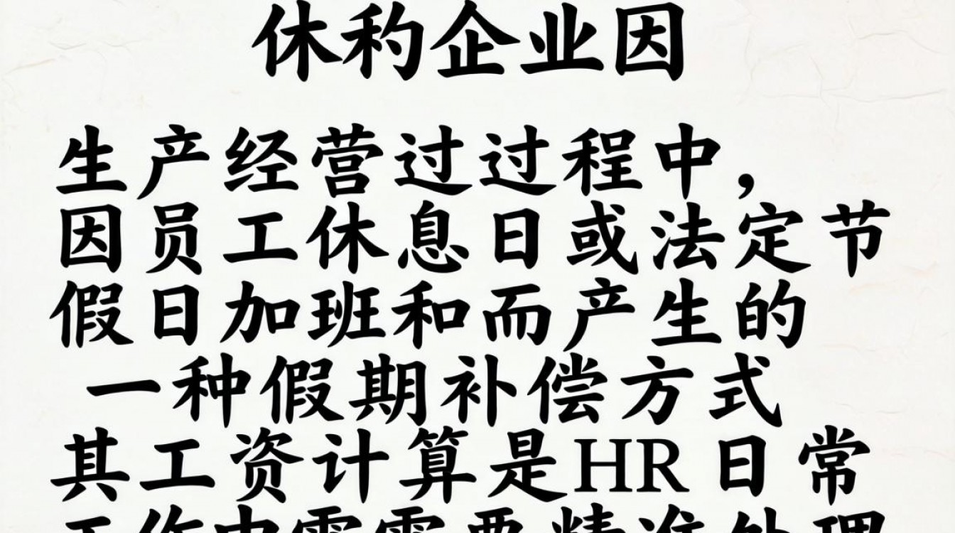 调休期间工资怎么算?HR计算规则与法律依据是什么?-图2 调休期间工资怎么算?HR计算规则与法律依据是什么?-图2