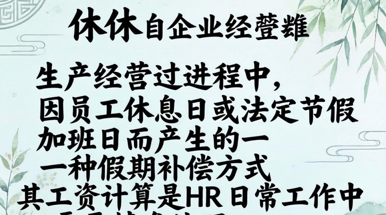 调休期间工资怎么算?HR计算规则与法律依据是什么?-图3 调休期间工资怎么算?HR计算规则与法律依据是什么?-图3