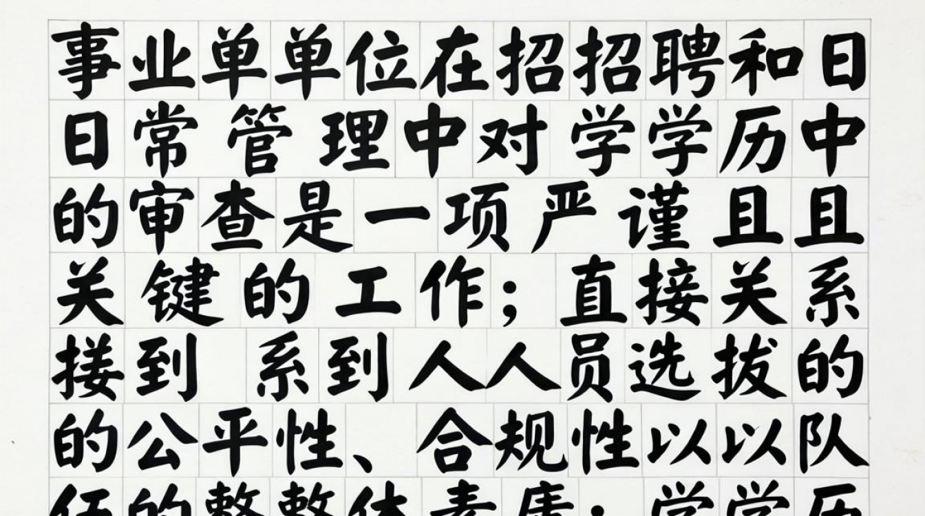 事业单位审查学历,具体流程和标准是怎样的?-图2 事业单位审查学历,具体流程和标准是怎样的?-图2