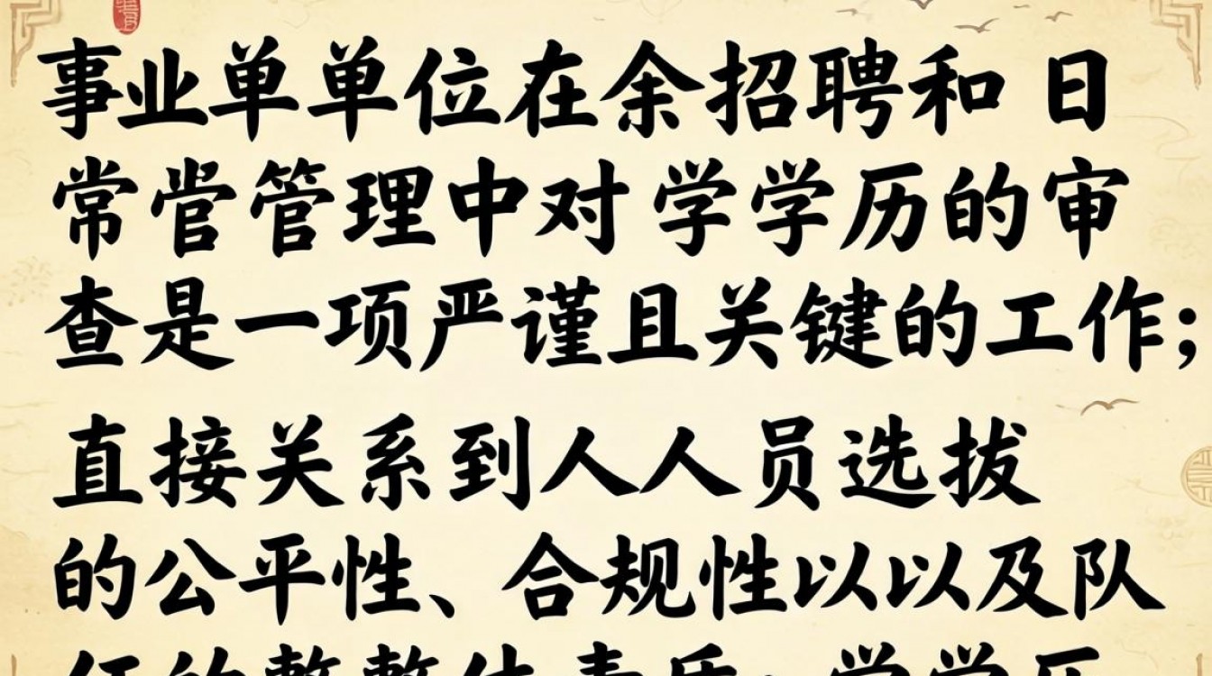 事业单位审查学历,具体流程和标准是怎样的?-图3 事业单位审查学历,具体流程和标准是怎样的?-图3