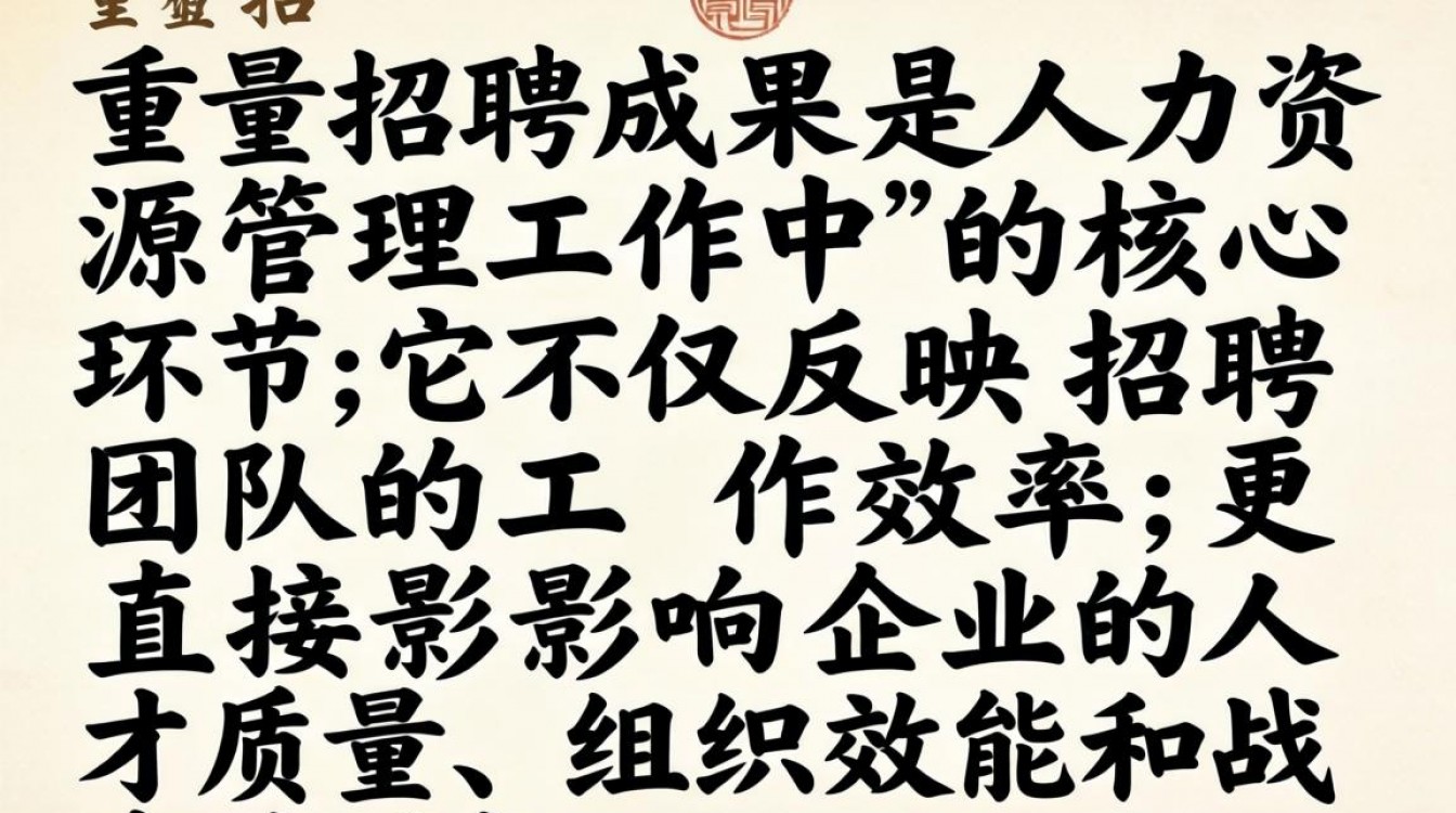 招聘成果如何衡量？关键指标有哪些？
