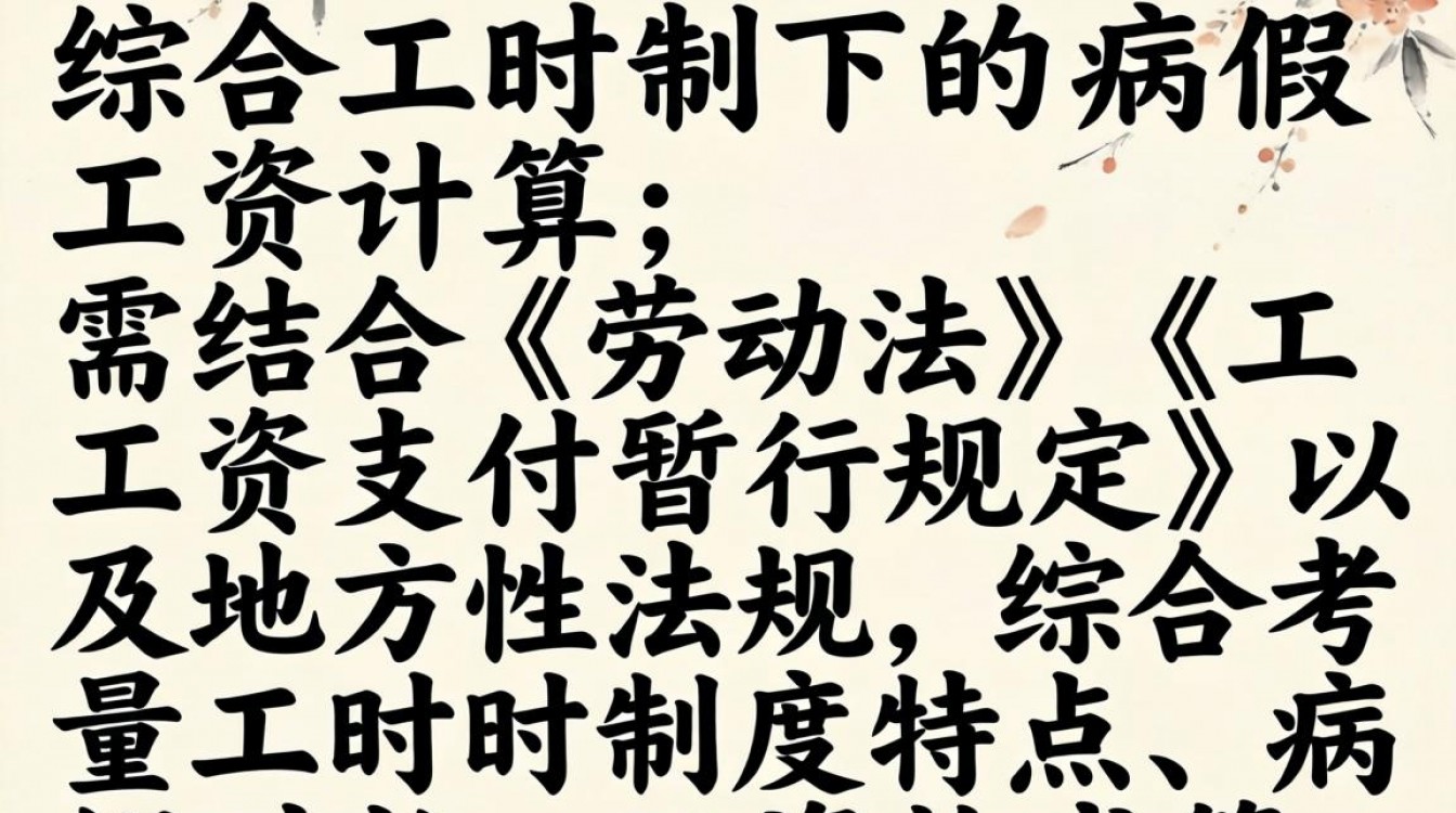 综合工时制病假工资怎么算?扣减规定有哪些细节?-图3 综合工时制病假工资怎么算?扣减规定有哪些细节?-图3