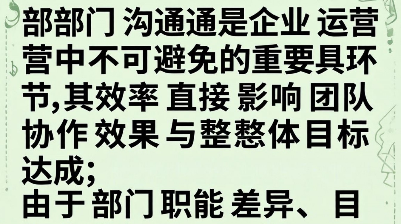 跨部门沟通总卡壳?如何高效解决部门间协作难题?