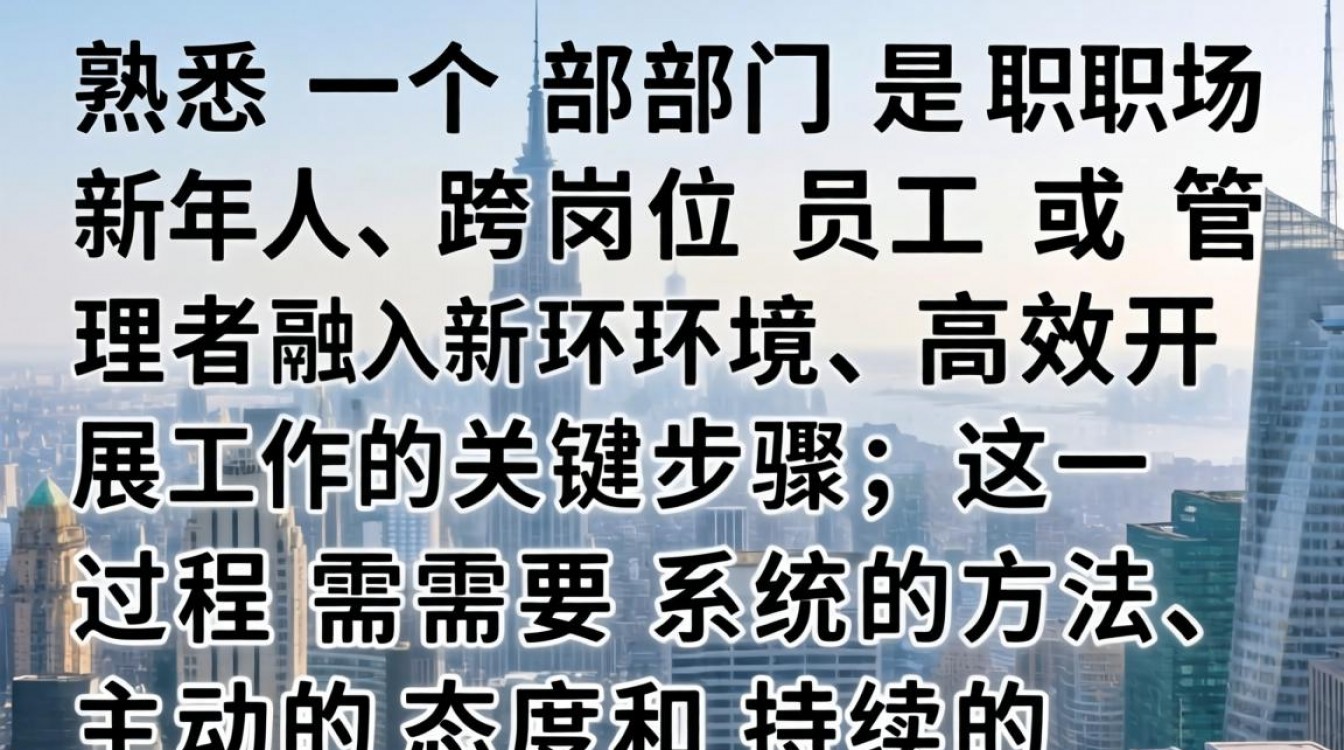 如何快速熟悉新部门工作?这5个方法让你快速融入团队!